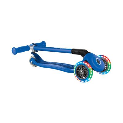 8. SMJ Globber 3-wheeled Primo Foldable Lights Scooter 432-100-3