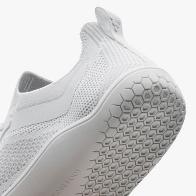 4. Vivobarefoot PRIMUS LITE KNIT MENS BRIGHT WHITE minimalist trekking shoes (309304-05)