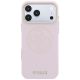 3. Guess Perforated 4G Gold Logo Magsafe Case for iPhone 17 Pro Max / 18 Pro Max - Pink