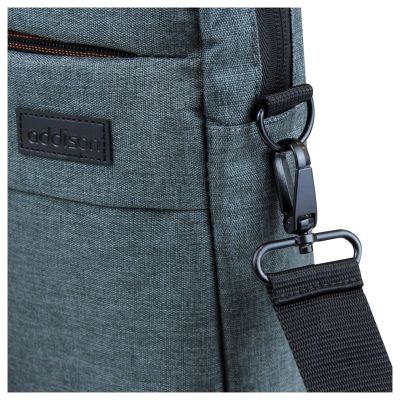 13. Addison Middlebury 15 Laptop Bag 307015 (15.6"; Steel Color)