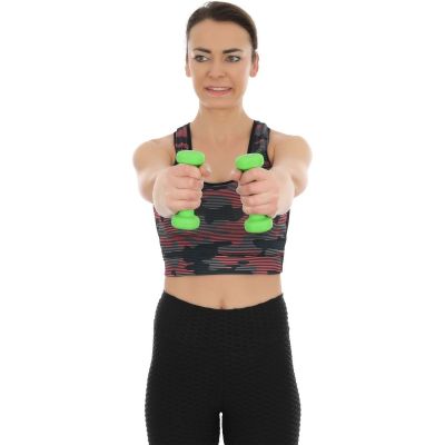 5. EB FIT neoprene dumbbell 0.5 kg green 1029221