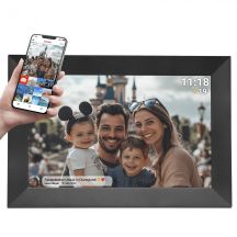 Denver PFF-1024BMK2 Digital Photo Frame Black 25.6 cm (10.1") Touchscreen Wi-Fi