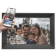 Denver PFF-1024BMK2 Digital Photo Frame Black 25.6 cm (10.1") Touchscreen Wi-Fi