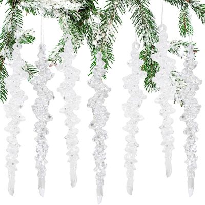 2. Safe Plastic Christmas Tree Icicles, Height: 18 cm, 7 pcs, MICA