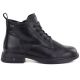 6. Women's leather ankle boots insulated black Vinceza 39953
