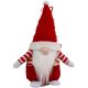 8. DECORATIVE SANTA CLAUS WITH GIFT BAG 25CM RED