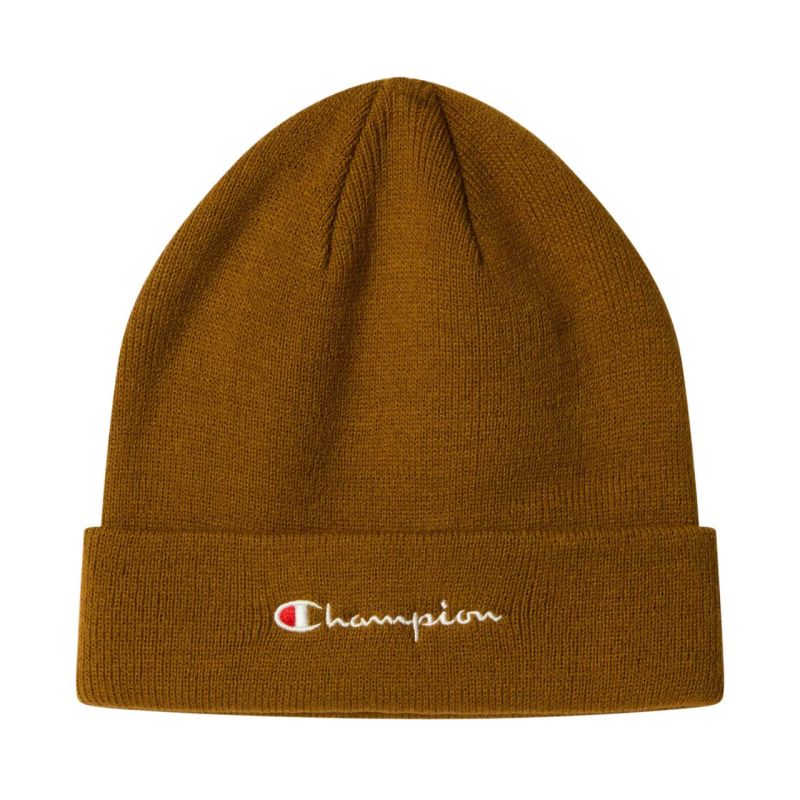 4. Champion Beanie Cap Brown 806064 MS572