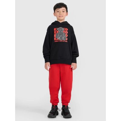 Boys' jogger sweatpants 4F 4FJRAW25TTROM1634-62S