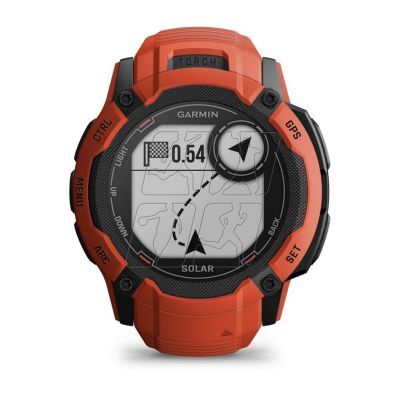 13. Garmin Instinct 2X SOLAR Sports Watch Red