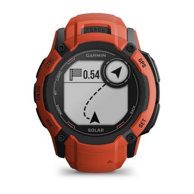 13. Garmin Instinct 2X SOLAR Sports Watch Red