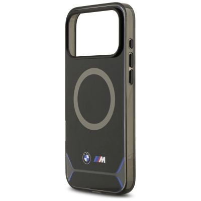 6. BMW M IML Metal Buttons & Logo MagSafe Case for iPhone 17 Pro Max - Blue