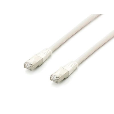 equip - Patch cable - RJ-45 (M) to RJ-45 (M) - 10 m - S/FTP - CAT 6a - halogen-free, stranded - white