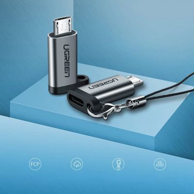 2. Ugreen adapter USB Type C to micro USB adapter gray (50590)