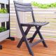 36. SET OF 4 FOLDABLE PLASTIC CATERING CHAIRS KOMODO ANTHRACITE