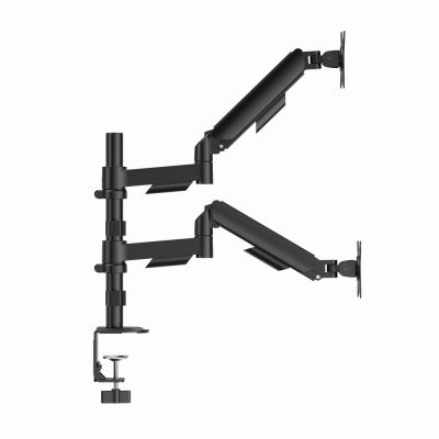 4. GEMBIRD DESK ADJUSTABLE ARM/MOUNT FOR TWO MONITORS FROM 17" TO 32", LOAD UP TO 9 KG