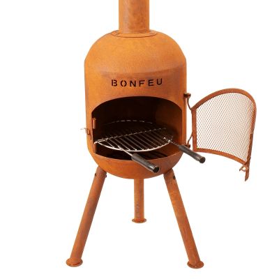 7. Bonfeu Bonsolo garden fireplace rusty 3401R