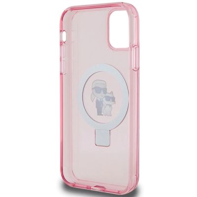 7. Karl Lagerfeld Ring Stand Karl&Choupette MagSafe case for iPhone 11 / Xr - pink