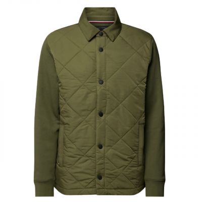 5. Tommy Hilfiger Mix Media Quilted Coach Jacket M MW0MW27894