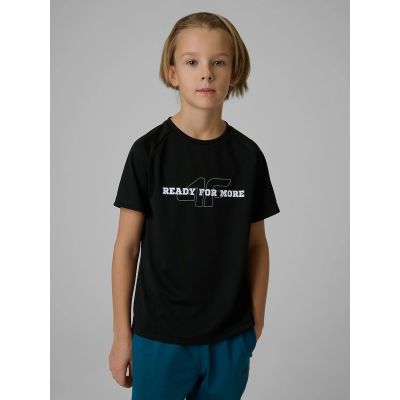 Boy's quick-drying sports T-shirt 4F 4FJRSS26TFTSM2391-20S