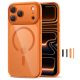 2. Tech-Protect Magpeak Magsafe CC Case for iPhone 17 Pro - Transparent Orange