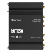 Teltonika RUTX50 Wireless Router Gigabit Ethernet Dual-band (2.4 GHz/5 GHz) 5G Black