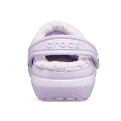 5. Crocs Classic Lined Clog Lavender Purple Flip-Flops - 203591-50P