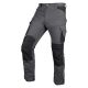 Mix&Match work trousers, canvas, Cordura reinforcements, gray and black, size M