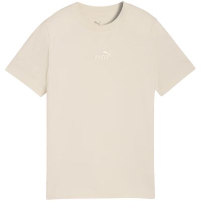 2. Puma ESS Small No. 1 Logo Centered Tee for Kids Beige 692975 87