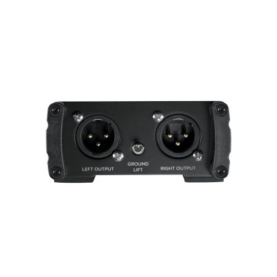 4. Mackie MDB-2P Passive Direct Box for Bass, Digital Piano, Guitar, Synthesizer, Black, 20-20000 Hz, 140000 Ohm, 0.002%