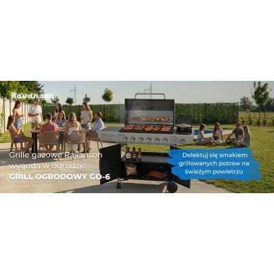 15. Ravanson GO-6 15.1 kW gas grill