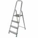 2. AWTOOLS free-standing aluminum ladder, 4 steps, 150 kg