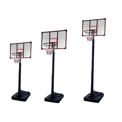 6. Basketball Hoop Set with Mobile Height-Adjustable Stand Lean 225–305 cm