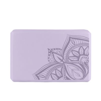7. GAIAM Lilac Point Foam Yoga Cube 63748
