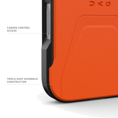 6. UAG Civilian MagSafe - case for iPhone 17 Pro compatible with MagSafe (orange)