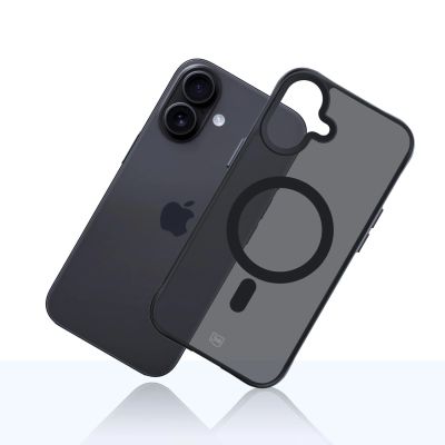 14. 3mk Smoke MagCase for iPhone 17 - Black Semi-Transparent