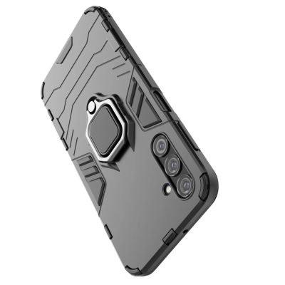 14. Ring Armor case for Samsung Galaxy A24 4G armored cover magnetic holder ring black
