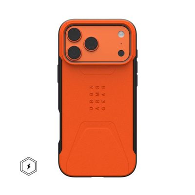 4. UAG Civilian MagSafe - iPhone 17 Pro Max case compatible with MagSafe (orange)