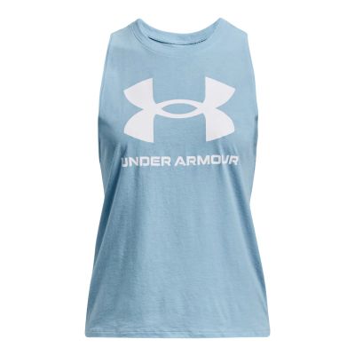 5. Women's UA LIVE SPORTSTYLE GRAPHIC TANK 1356297-490