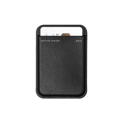 5. Native Union Wallet - MagSafe compatible leather wallet (black)