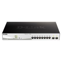 D-Link DGS-1210-10MP Managed L2 Gigabit Ethernet (10/100/1000) PoE Support Black, Gray