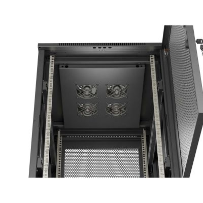 7. LANBERG FLOOR CABINET 19" 18U 600X800 BLACK