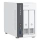 10. Qnap TS-216G, Tower, 2 x 2.5"/3.5" SATA, ARM 2.0GHz Quad core, 4GB, 1 x 2.5GbE + 1 x GbE, External adapter (PSU)