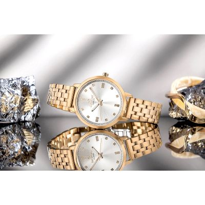 7. Giewont Sapphire Rose Gold Women's Watch GW7370-B3