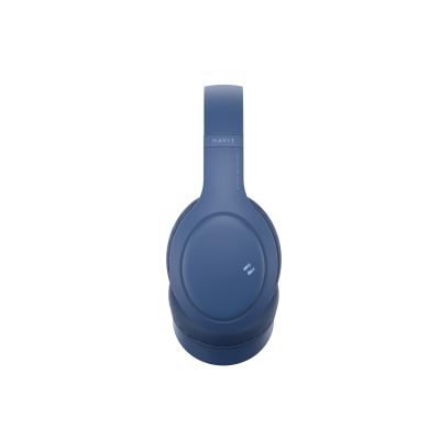 3. Havit H633BT Wireless On-Ear Headphones (Blue)