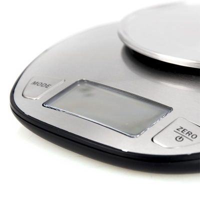 7. ELDOM ELECTRONIC KITCHEN SCALE WK320S RENA ACCURACY 1 G WEIGHT UP TO 5 KG LED DISPLAY STEEL WITH BOWL