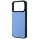 6. Mercedes Leather Mesh with Bow Line MagSafe Case for iPhone 18 Pro / 17 Pro - Blue