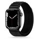 7. Tech-Protect Nylon Pro Strap for Apple Watch 4 / 5 / 6 / 7 / 8 / 9 / SE / Ultra 1 / 2 (42/44/45/49 mm) - Black