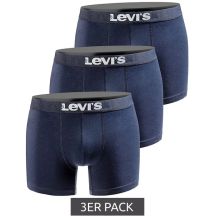 Levi's Men's Boxers 3-Pack Navy Blue Cotton Boxer Briefs
