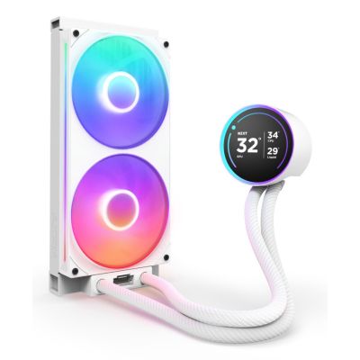 2. NZXT Kraken Elite 280 RGB White (2024) Liquid Cooling (RL-KR28E-W2)