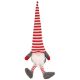 3. DECORATIVE SITTING GNOME 30+10 CM WITH A HAT AND STRIPED LEGS